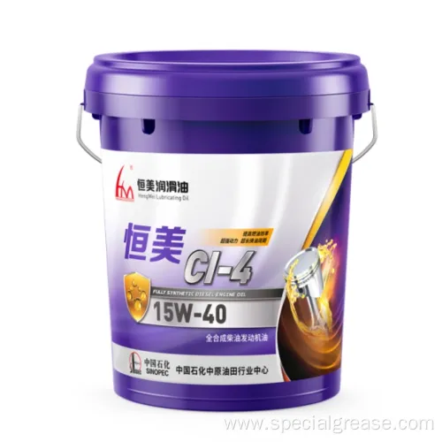 High-Temperature Diesel Lubricant API Ci-4 for Wear Protection